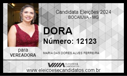 Candidato DORA 2024 - BOCAIÚVA - Eleições