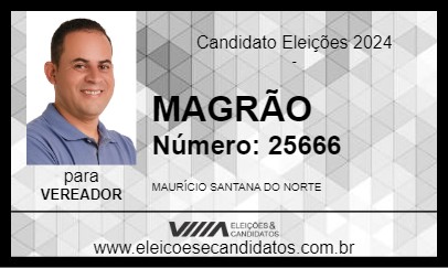 Candidato MAGRÃO 2024 - CURRAL DE DENTRO - Eleições