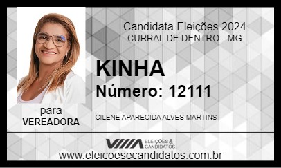 Candidato KINHA 2024 - CURRAL DE DENTRO - Eleições