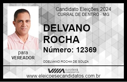 Candidato DELVANO ROCHA 2024 - CURRAL DE DENTRO - Eleições