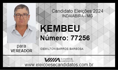 Candidato KEMBEU 2024 - INDAIABIRA - Eleições