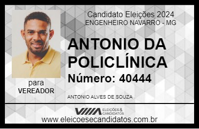 Candidato ANTONIO DA AMBULÂNCIA 2024 - ENGENHEIRO NAVARRO - Eleições