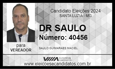 Candidato DR SAULO 2024 - SANTA LUZIA - Eleições