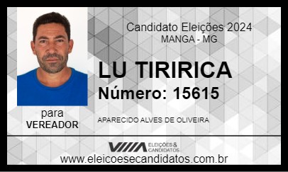 Candidato LU TIRIRICA 2024 - MANGA - Eleições