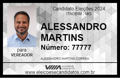 Candidato ALESSANDRO MARTINS 2024 - ITAOBIM - Eleições