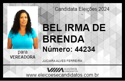 Candidato BEL IRMA DE BRENDA 2024 - MANGA - Eleições