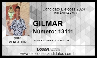 Candidato GILMAR 2024 - FUNILÂNDIA - Eleições