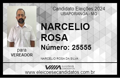 Candidato NARCELIO ROSA 2024 - UBAPORANGA - Eleições