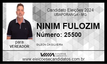 Candidato NINIM FULOZIM 2024 - UBAPORANGA - Eleições