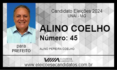 Candidato ALINO COELHO 2024 - UNAÍ - Eleições