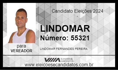 Candidato LINDOMAR 2024 - SANTA RITA DE MINAS - Eleições