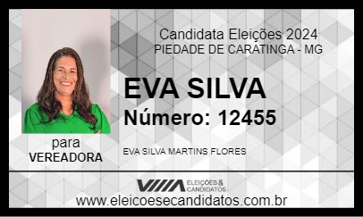 Candidato EVA SILVA 2024 - PIEDADE DE CARATINGA - Eleições