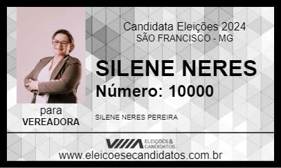 Candidato SILENE NERES 2024 - SÃO FRANCISCO - Eleições