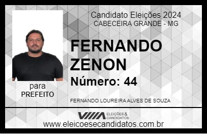 Candidato FERNANDO ZENON 2024 - CABECEIRA GRANDE - Eleições