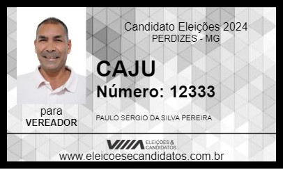 Candidato CAJU 2024 - PERDIZES - Eleições