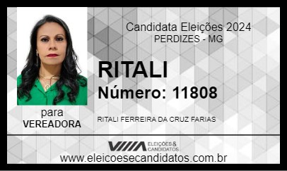 Candidato RITALI 2024 - PERDIZES - Eleições