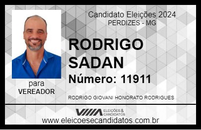 Candidato RODRIGO SADAN 2024 - PERDIZES - Eleições