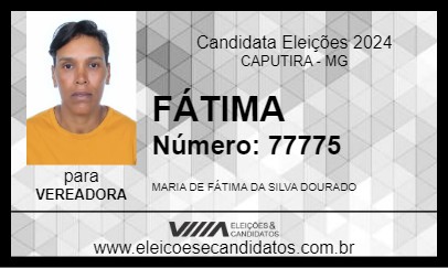 Candidato FÁTIMA  2024 - CAPUTIRA - Eleições