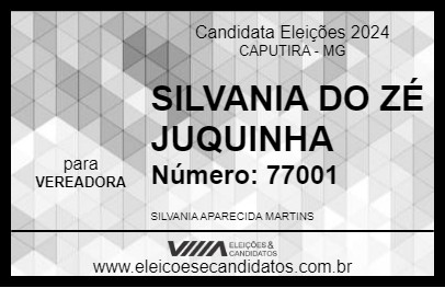 Candidato SILVANIA DO ZÉ JUQUINHA 2024 - CAPUTIRA - Eleições