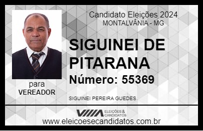 Candidato SIGUINEI DE PITARANA 2024 - MONTALVÂNIA - Eleições