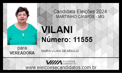 Candidato VILANI 2024 - MARTINHO CAMPOS - Eleições