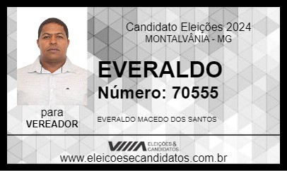 Candidato EVERALDO 2024 - MONTALVÂNIA - Eleições