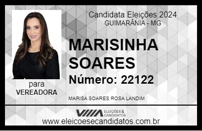 Candidato MARISINHA SOARES 2024 - GUIMARÂNIA - Eleições