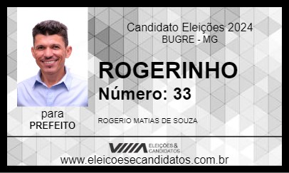 Candidato ROGERINHO 2024 - BUGRE - Eleições