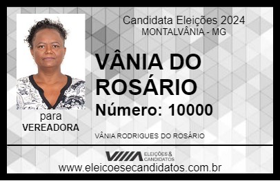 Candidato VÂNIA DO ROSÁRIO 2024 - MONTALVÂNIA - Eleições