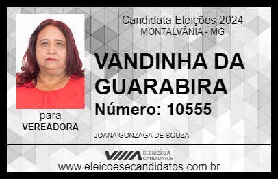 Candidato VANDINHA DA GUARABIRA 2024 - MONTALVÂNIA - Eleições