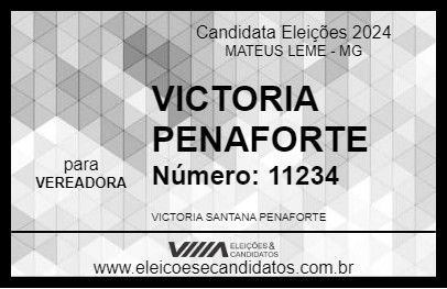 Candidato VICTORIA PENAFORTE 2024 - MATEUS LEME - Eleições