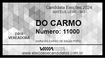 Candidato DO CARMO 2024 - MATEUS LEME - Eleições