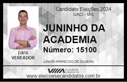 Candidato JUNINHO DA ACADEMIA 2024 - IJACI - Eleições