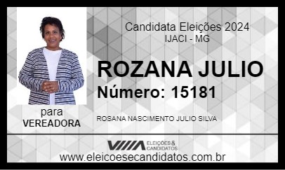 Candidato ROSANA PARA TODOS 2024 - IJACI - Eleições