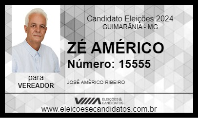 Candidato ZÉ AMÉRICO 2024 - GUIMARÂNIA - Eleições