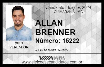 Candidato ALLAN BRENNER 2024 - GUIMARÂNIA - Eleições