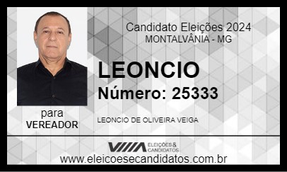 Candidato LEONCIO 2024 - MONTALVÂNIA - Eleições