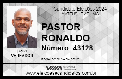 Candidato PASTOR RONALDO 2024 - MATEUS LEME - Eleições