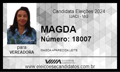 Candidato MAGDA 2024 - IJACI - Eleições