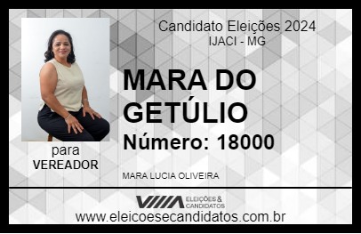 Candidato MARA DO GETÚLIO 2024 - IJACI - Eleições