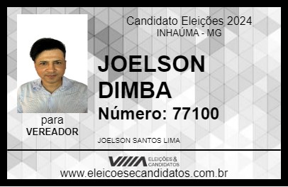 Candidato JOELSON DIMBA 2024 - INHAÚMA - Eleições