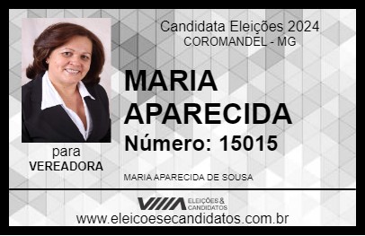 Candidato MARIINHA 2024 - COROMANDEL - Eleições