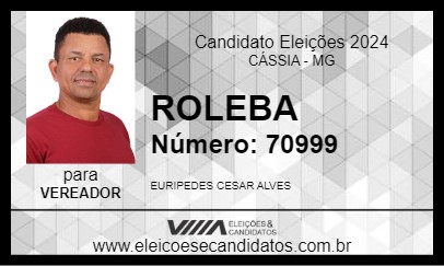 Candidato ROLEBA 2024 - CÁSSIA - Eleições