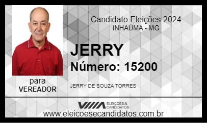 Candidato JERRY 2024 - INHAÚMA - Eleições