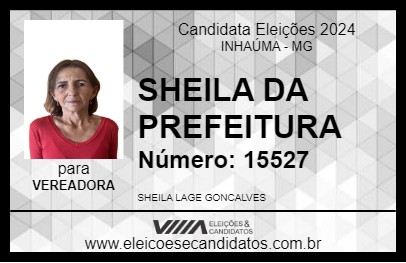 Candidato SHEILINHA 2024 - INHAÚMA - Eleições