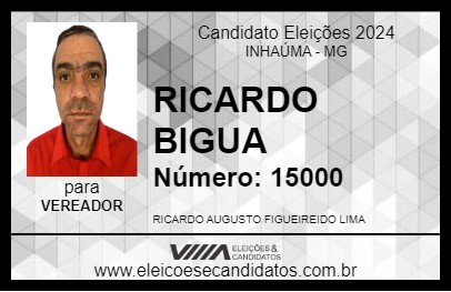 Candidato RICARDO BIGUA 2024 - INHAÚMA - Eleições