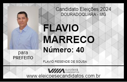 Candidato FLAVIO MARRECO 2024 - DOURADOQUARA - Eleições