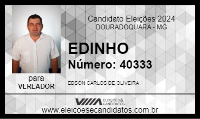 Candidato EDINHO 2024 - DOURADOQUARA - Eleições