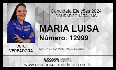 Candidato MARIA LUISA 2024 - DOURADOQUARA - Eleições