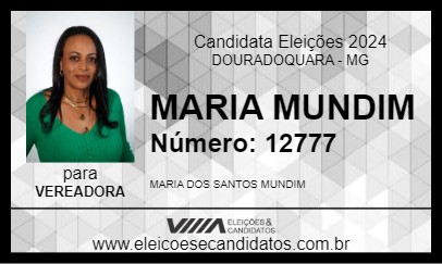 Candidato MARIA MUNDIM 2024 - DOURADOQUARA - Eleições